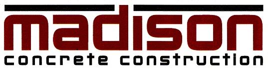 Madison logo in burgandy and black